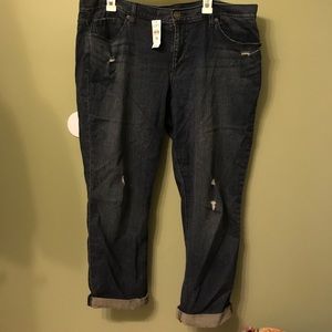 Ann Taylor soft boyfriend jeans size 14 new